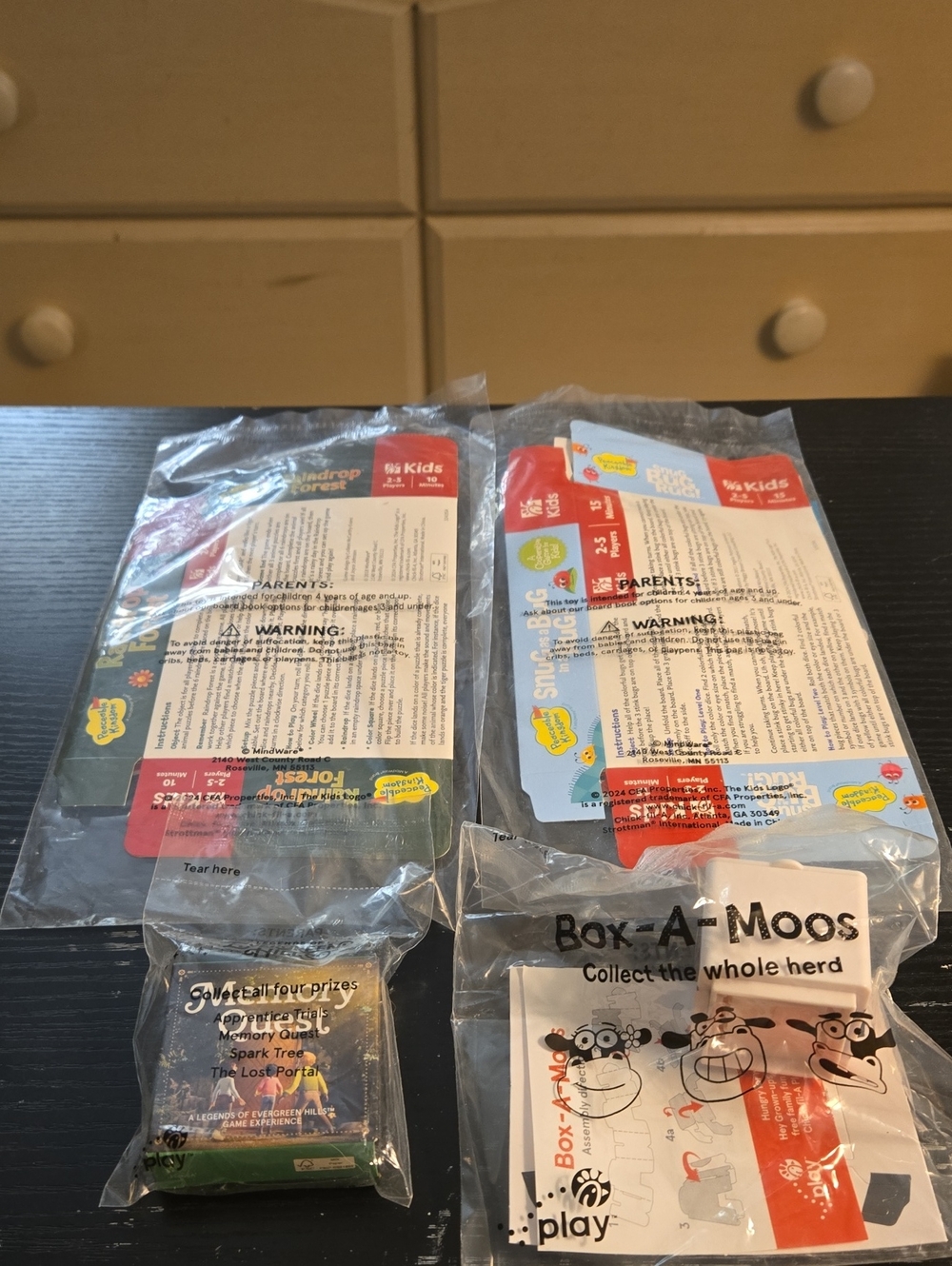 4 CHICK-FIL-A TOYS